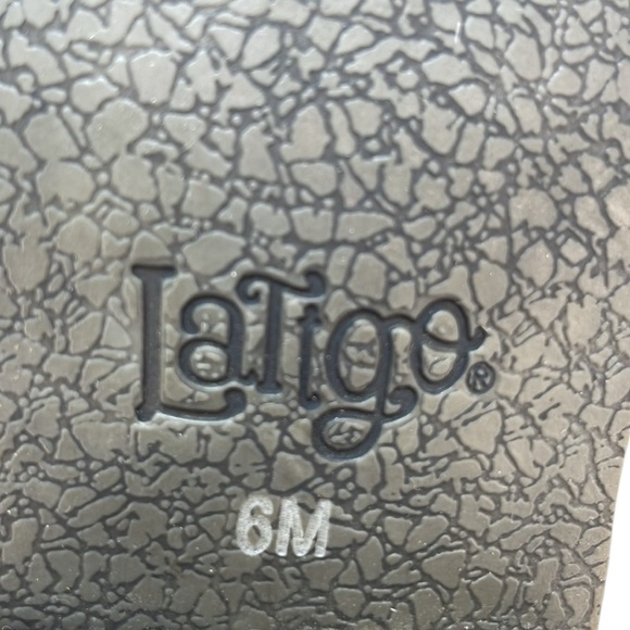 Anthropologie Latigo Tan Leather women’s ankle boots crotchet top size 6 - Picture 9 of 10